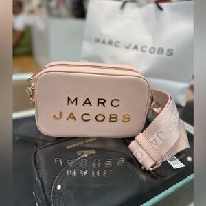NWT! NEW! Marc Jacobs The Flash Camera Crossbody Bag - Pink Rose Gold